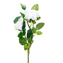 Rosas Artificiais Individuais - Brancas
