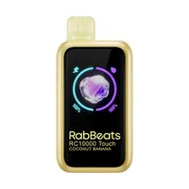 Pod Descartável Rabbeats Touch RC10000 Coconut Banana 10.000 Puffs
