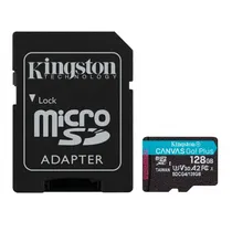 Cartão de Memória Kingston Canvas Go! Plus, 128GB, Micro SDXC, U3 V30, 200MB/s, SDCG4/128GB  Cartão de M...