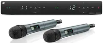 XSW 1-825 Dual Sennheiser Sistema Duplo Microfone Sem Fio