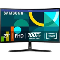 Monitor Gamer Curvo LS27D366GAN 27" Full HD 100 HZ / 4 MS - Preto