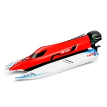Lancha Wltoys Speed Boad 3D 45KM BLX Red WL915-A