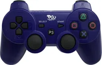 Controle Sem Fio Play Game Doubleshock para PS3 - Blue