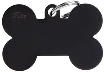 Medalha de Identificação Myfamily Osso XL MFXL05 - Preto