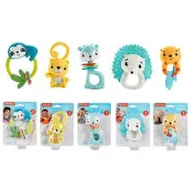 Mattel Bebes Fisher Price Surtido de Sonajas Sensimals Detalles En El Producto 3M+ Multicolor