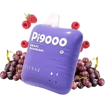 Pod Descartavel Elfbar Pi 9000 Puff - Grape Raspberry