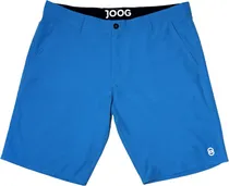 Short de Golfe Joog Poliéster Azul Turquesa - Masculino