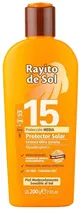 Protetor Solar Rayito de Sol Pele Moderadamente Sensível SPF15 - 200G