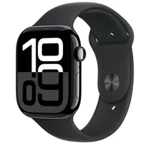 Apple Watch S10 42MM MWWE3LW/A Jet Black Aluminium Black Sport Band s/M GPS