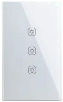 Interruptor Smart de Parede Homie ZN-U03U (HSS03TR) Zigbee (3 Botão Touch)