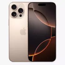 Celular Cel Apple iPhone 16 Pro Max 256GB A3295 3J/A - Desert Sim Fis+Esim