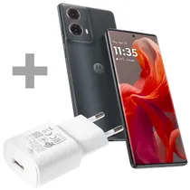 Celular Motorola Moto G85 5G XT2427-2 NFC Nano + Esim de 256GB/8GB Ram de 6.7" 50+8MP/32MP - Urban Grey (CX Slim) + Adaptador de Energia Itel