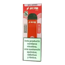 Cartucho Descartável Vaper Life Pod Eco Pro 8000 Puffs - Lichia Gelada