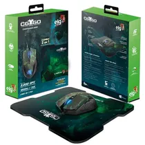 Mouse Gamer Elg com Mousepad CGGO21 Global Open