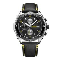 Relogio Analogico Masculino Megir Chronograph ML2079G-BK-1N3 - Preto/Amarelo