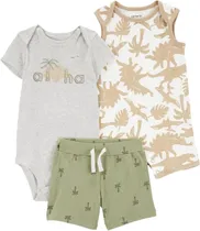 Conjunto para Bebê Carter's 1Q470310 - Masculino (3 Peças)