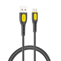Cabo Type-C/USB-A Xo NB280 3A/1M - Preto