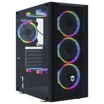 Gabinete Gamer Satellite 2800K e-ATX / 8 Cooler / RGB - Preto