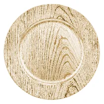 Sousplat Redondo de Lujo 33CM Trabajado En Alto Relieve Dora