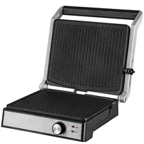 Sanduicheira e Grill Itatiaia GRMAS2007 2.000 Watts 220V ~ 50/60 HZ - Prata/Preta