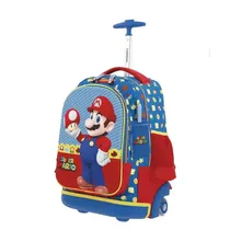 Chenson Mochila Con Rueda MB66264 Super Mario Rojo/Azul
