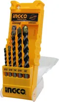 Kit de Brocas para Concreto - Ingco UAKD3051 (5 Peças)