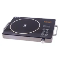 Fogareiro Portátil Elétrico Raf R.8045 Electric Stove Infravermelho / 3500W / 220-240V ~ 50- Preto