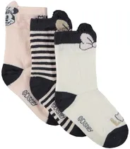 Meias Bebê Orchestra AI008S-GRF Minnie Feminina (3 Pares)