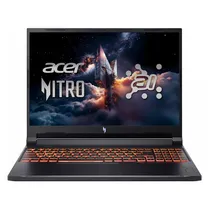 Notebook Gamer Acer Nitro V ANV16-42-R96P 16" AMD Ryzen 7-260 512GB SSD 16GB Ram Nvidia Geforce RTX-5050 - Preto  Notebook Ga...