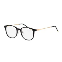 Armação para Óculos de Grau Visard TR1754 C1 Tam. 51-18-143MM - Preto/Dourado