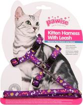 Correia de Peito para Gatos Roxo - Pawise Kitten Harness With Leash s 28002