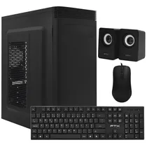 Gabinete Kit FTX 3133 Fonte 500W / Speaker / Mouse / Teclado Portugues - Preto