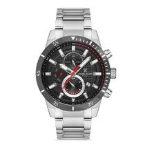 Relogio Analogico Masculino Daniel Klein DK.1.12741-1 Exclusive Gents / Pulseira de Aco Inoxidavel - Prata/Preto