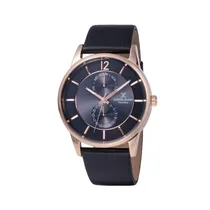 Relógio Analógico Masculino Daniel Klein Exclusive DK12022-6 - Preto/Rosa Ouro