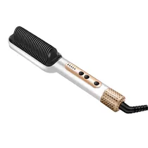 Escova Alisadora Moehair MO-5089 / 5 Temperaturas / 45W / 110-240V ~ 50/ 60HZ - Branco