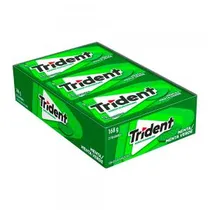 Chicletes Trident Brasileiro Menta Verde Display c/ 21 Und