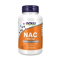 Suplemento Now Nac 600MG 100 Cápsulas