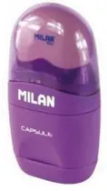Apontador com Borracha Milan Capsule - Roxo