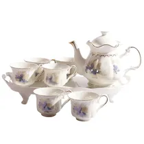 Conjunto de Porcelana para Cha e Café 8PÇ.