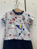 Chicco Fashion Camiseta M/C Tela 9M+ s/C