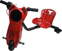 Triciclo Eléctrico Keen Drift Car 6107 - Spider Vermelho