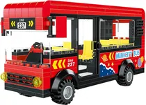 Blocos de Construção Intercity Bus Minicity Wange - 3972 (229 Peças)