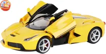 Ferrari Laferrari Amarelo Escala 1/14 R/C - Rastar 50160 (USB Charger)