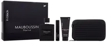 Kit Perfume Mauboussin Pour Lui In Black Edp 100ML+20ML+Shower Gel 75ML - Masculino