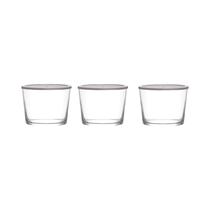 Set de Potes Lav Bodega BDG384 240ML Gris 3 Piezas