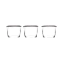 Set de Potes Lav Bodega BDG384 240ML Gris 3 Piezas