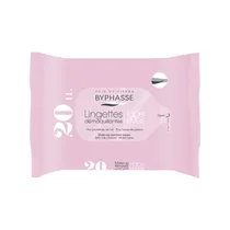 Toallitas Desmaquillantes Byphasse Face Eyes Protéines de Lait 20 Unidades