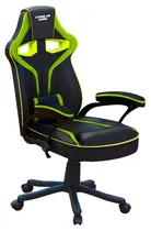 Cadeira Gamer Elg Raptor CH04GE Ajuste de Altura - Verde/Preto (Até 140KG)