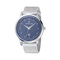 Relógio Analógico Masculino Daniel Klein Fiord DK11996-3 - Prata/Azul