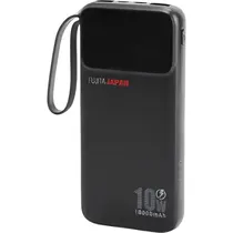 Carregador Portátil Fujita Japan FJ0161 10.000 Mah - Preto